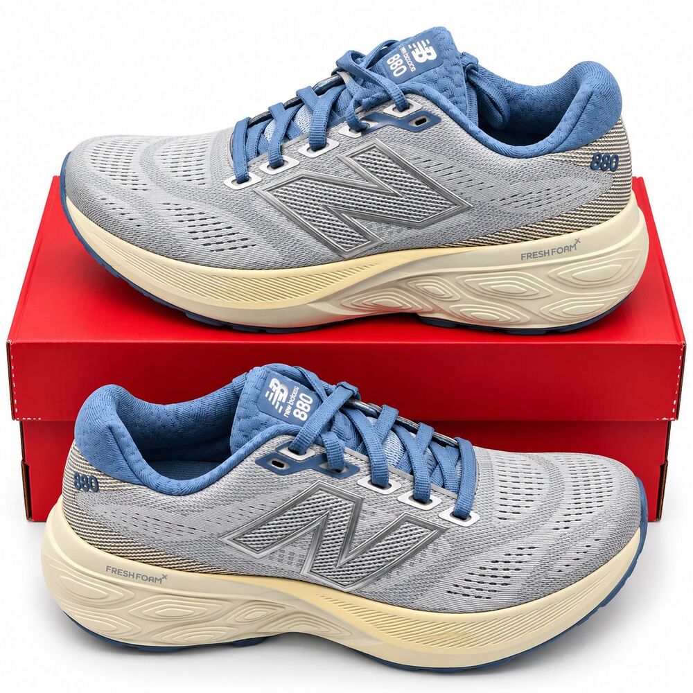 New Balance Fresh Foam X 880v15 Womens 8 B Gray Mesh Road Running Shoes W880C15